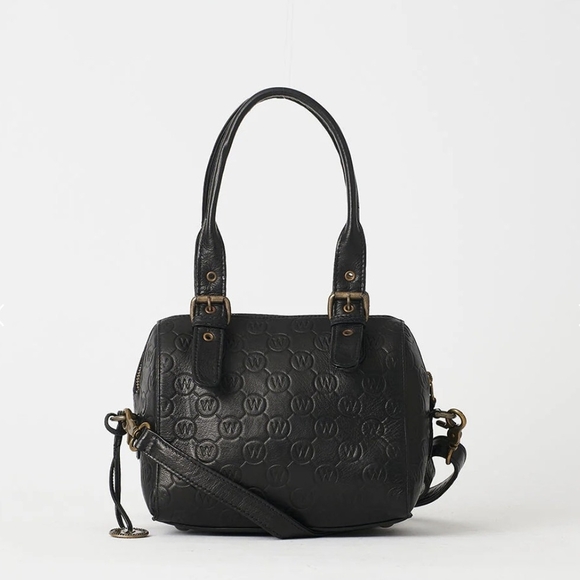 The Wanderers Travel Co. Francesca Piccola Black Handbag - Picture 1 of 6